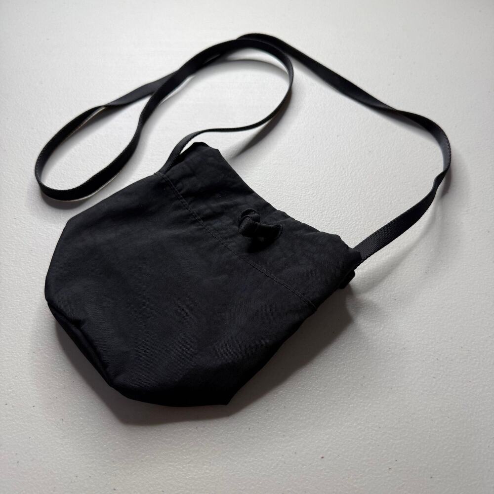Baggu Mini Nylon Bucket Bag Black